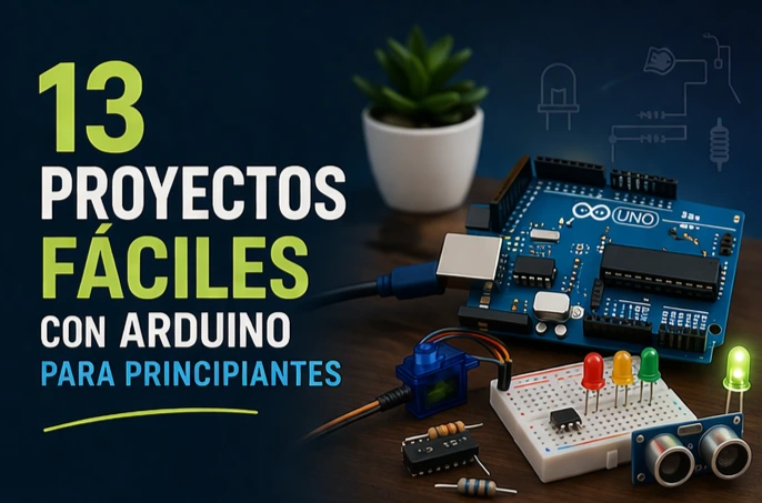 13 proyectos con Arduino para principiantes