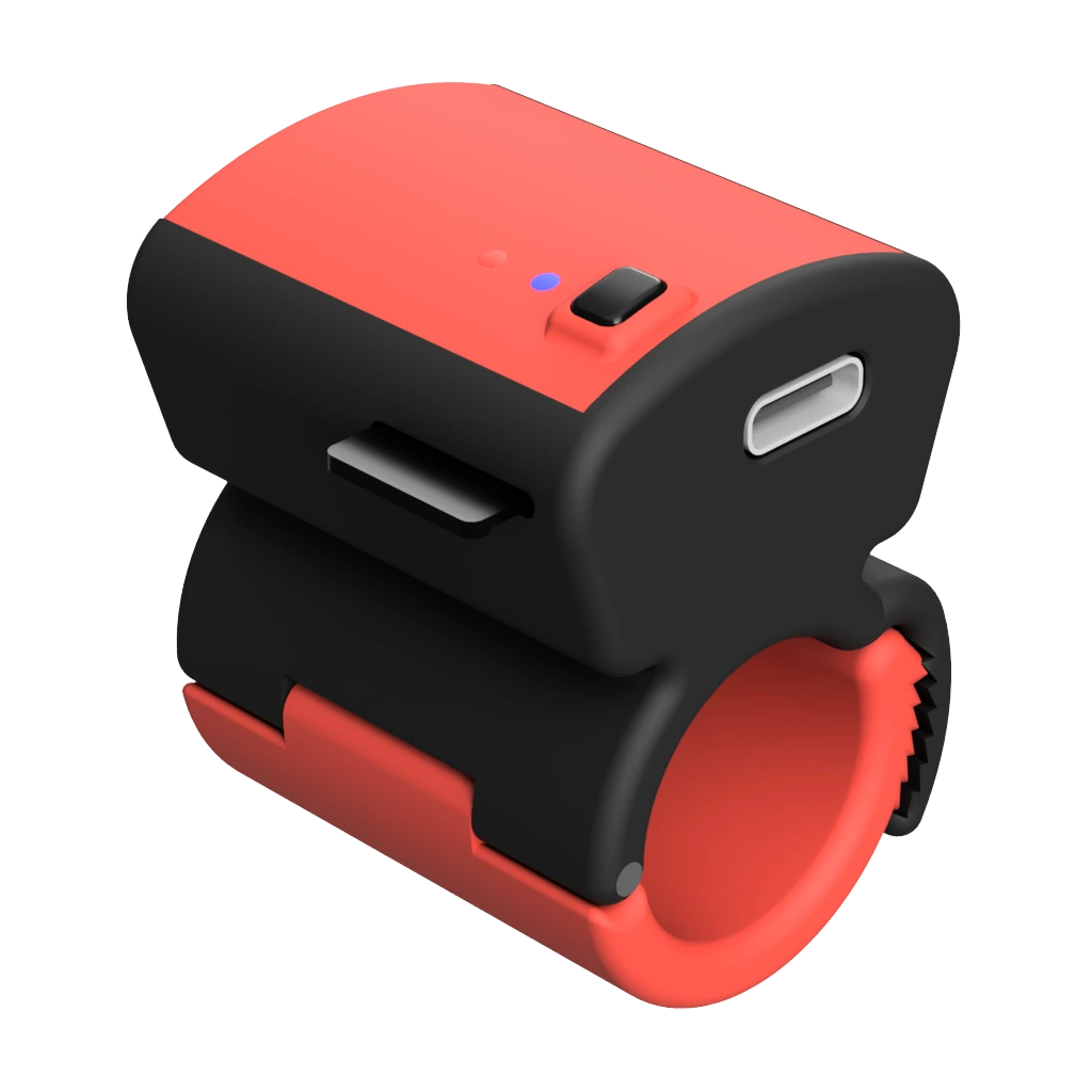 Render 3D del sensor Innovamar para surfcasting, vista 2