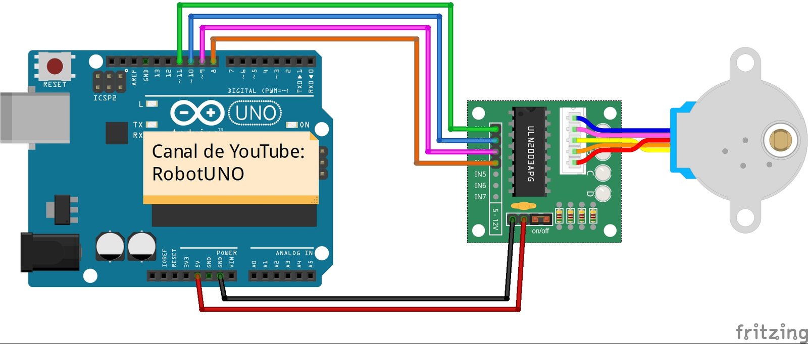 Proyecto "Ruleta de números aleatorios" 8 esquema de conexiones ruleta aleatoria