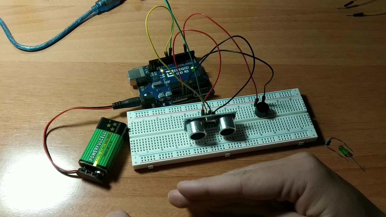 sensor de aparcamiento con arduino