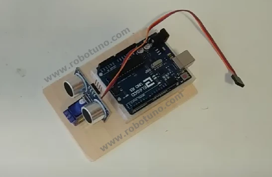 Radar con Arduino usando sensor de ultrasonidos HC-SR04 22 radar arduino montaje