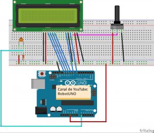 esquema de conexiones pantalla lcd con arduino termometro