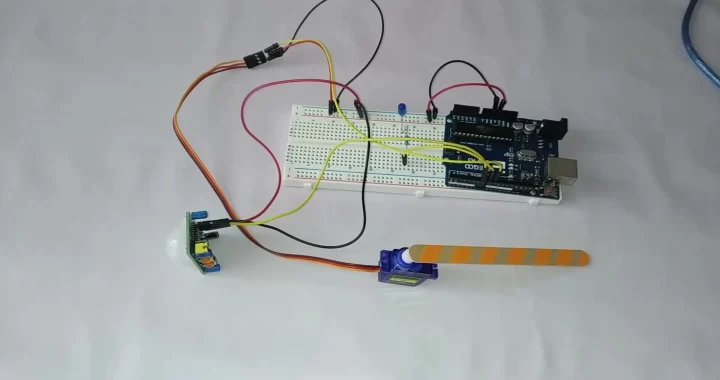 barrera automatica con sensor de movimiento